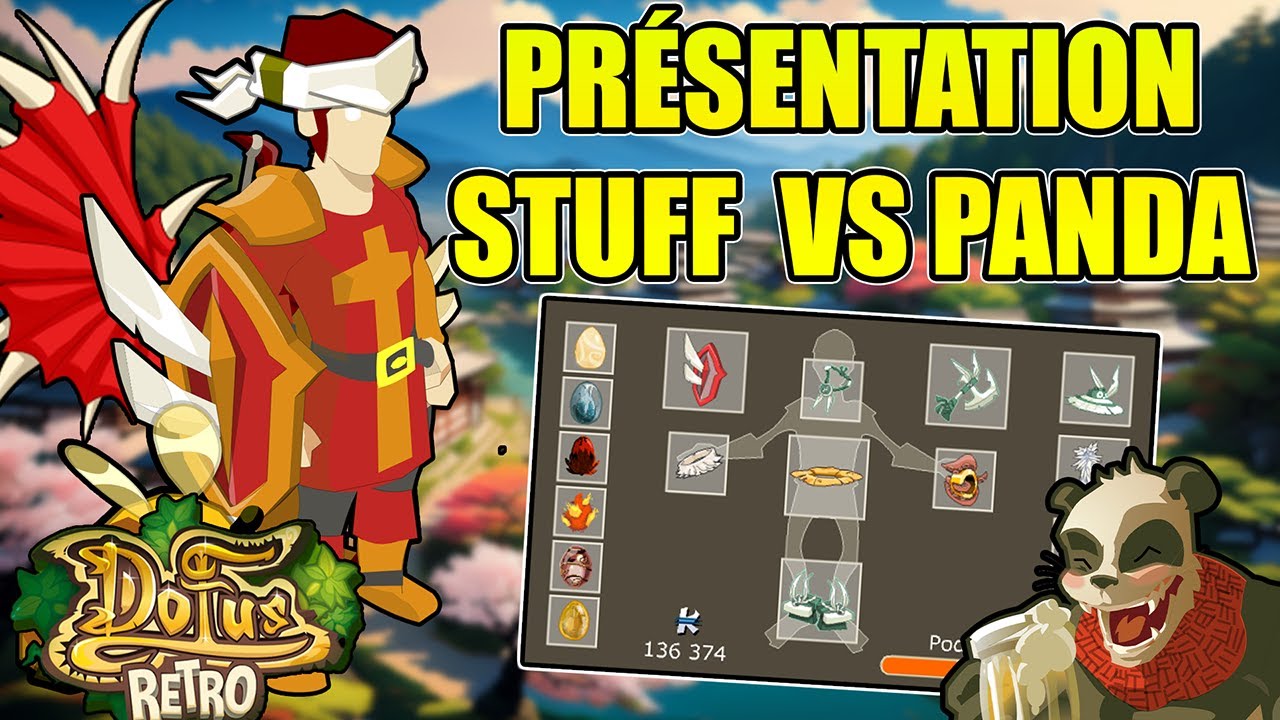 Présentation stuff vs Panda + Combat🎙️- Dofus Rétro PvP
