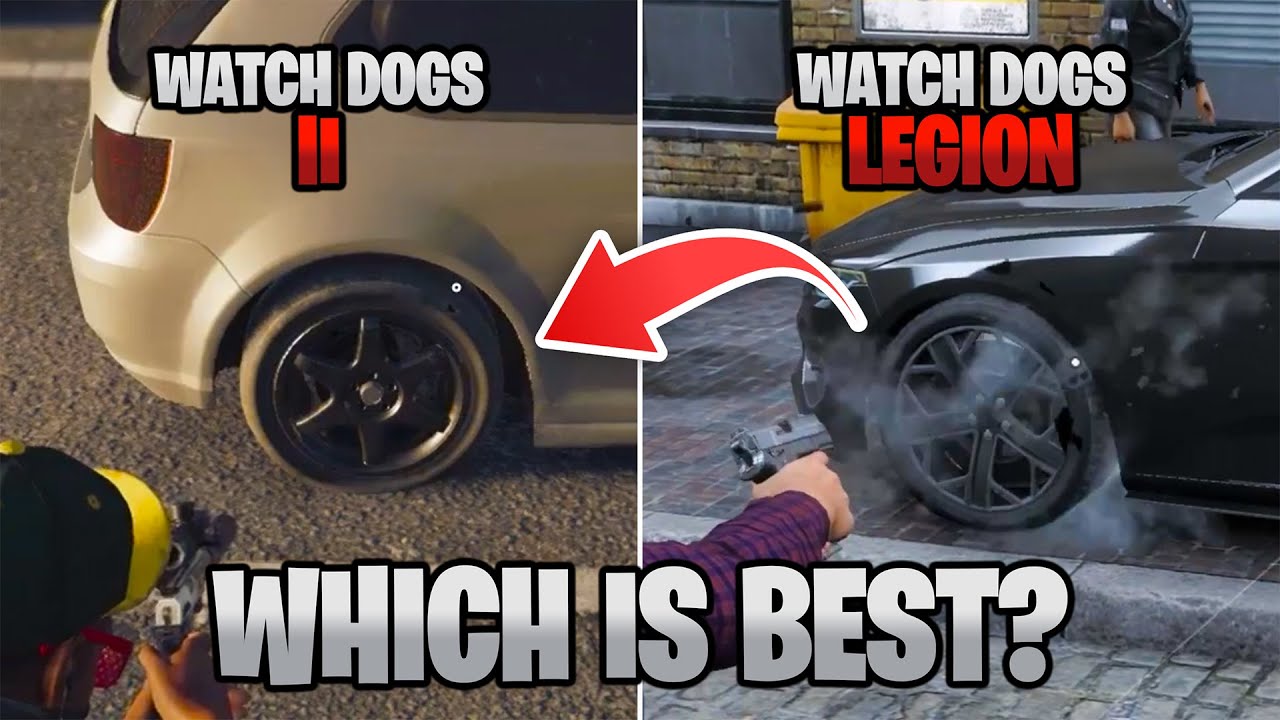 Side by Side Comparison - WATCH DOGS 2 vs WATCH DOGS LEGION (WHICH IS BEST?)