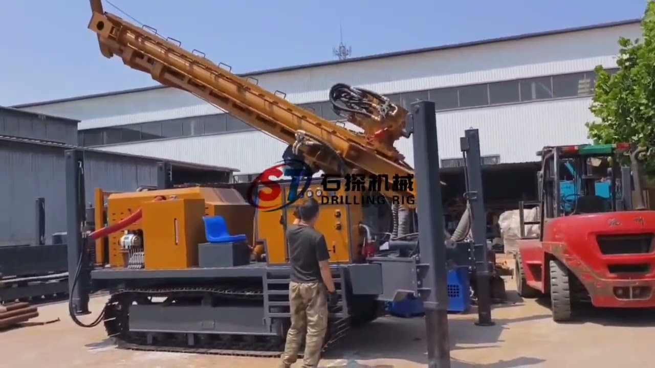 ST-1000 water well drilling rig with strong power
