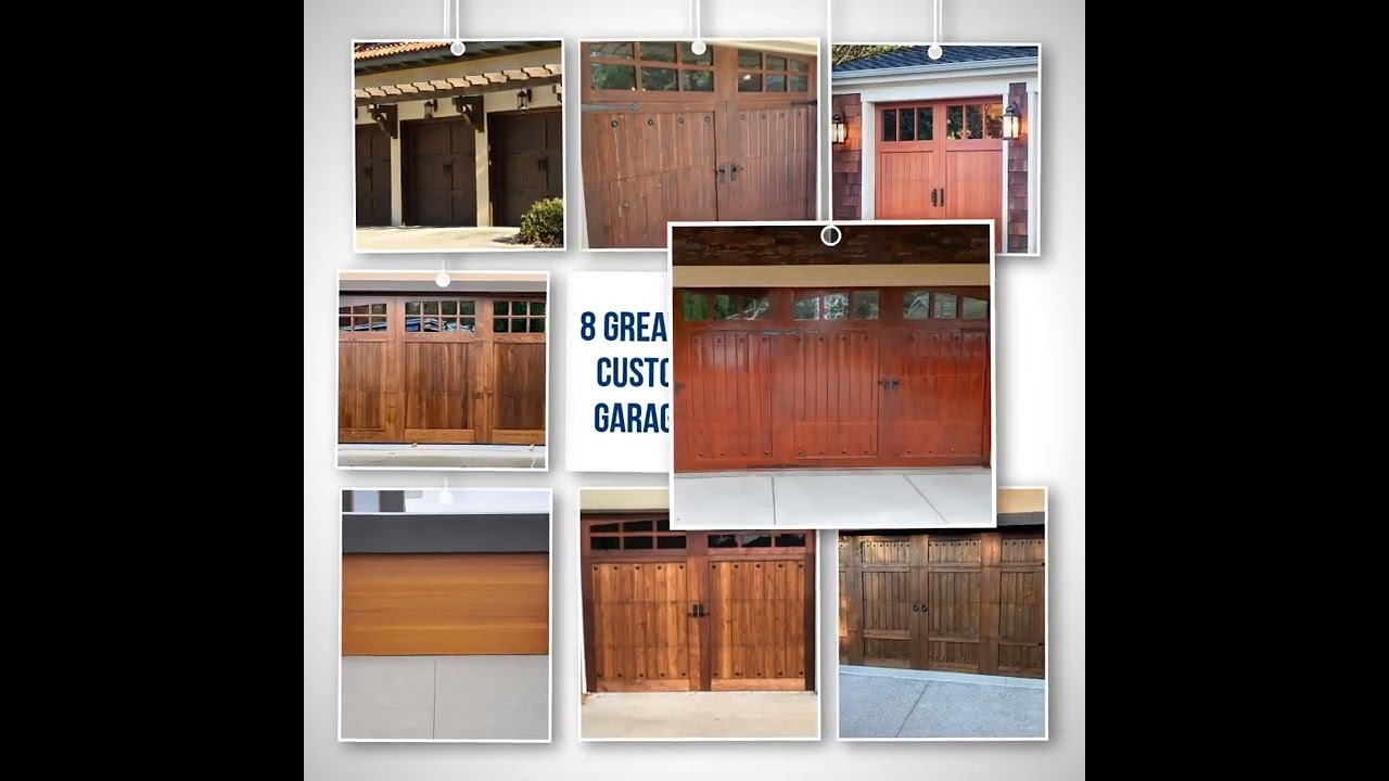 8 Great Looking Custom Wood Garage Doors