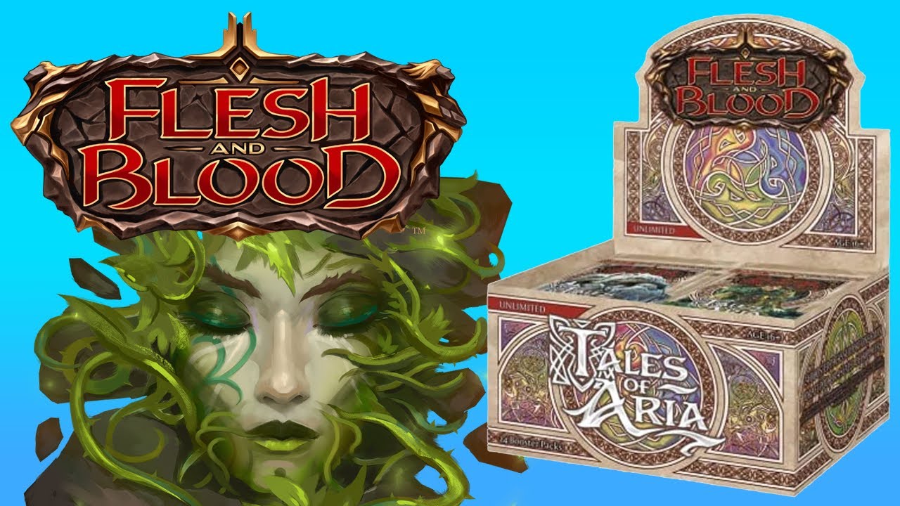 Abrindo a booster box de Tales of Aria de Flesh and Blood - Unboxing #fleshandbloodtcg #fabtcg