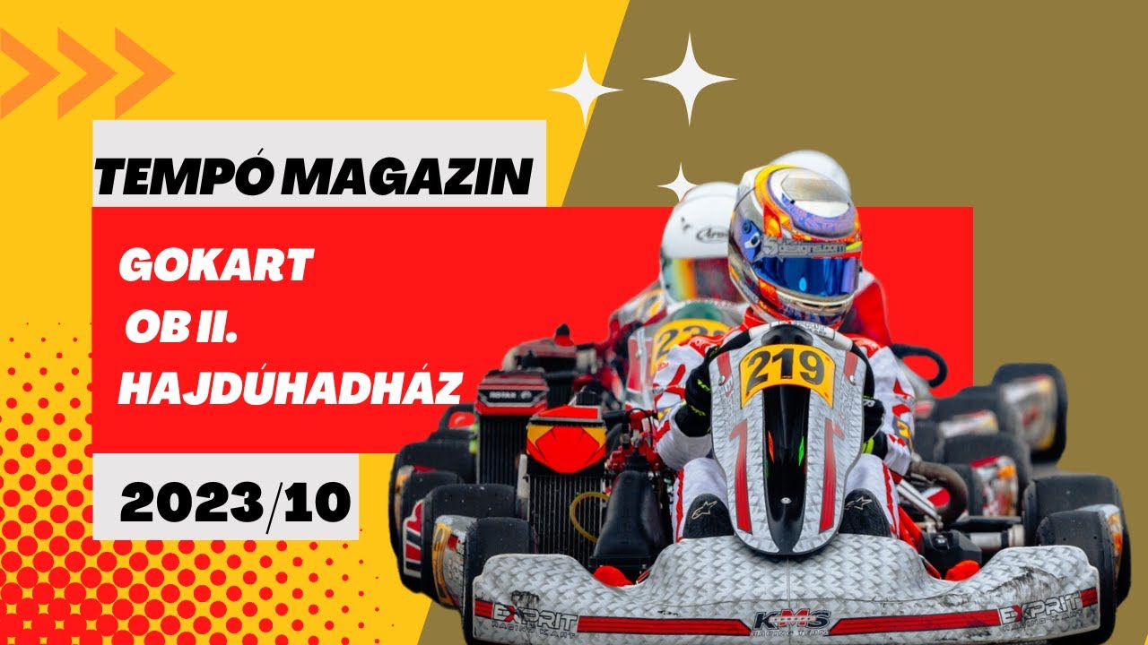 Tempo magazin 10/2023: Gokart Ob II. forduló (Adás: 2023.05.20.)