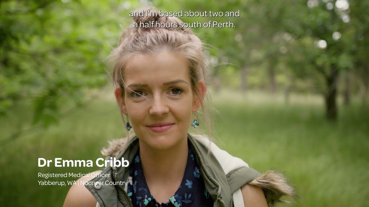 Dr Emma Crib talks about why she chose rural psychiatry training.