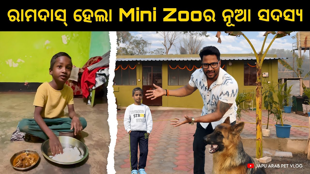 ରାମଦାସ୍‌ ହେଲା MINI ZOO ନୂଆ ସଦସ୍ୟ😍|| 