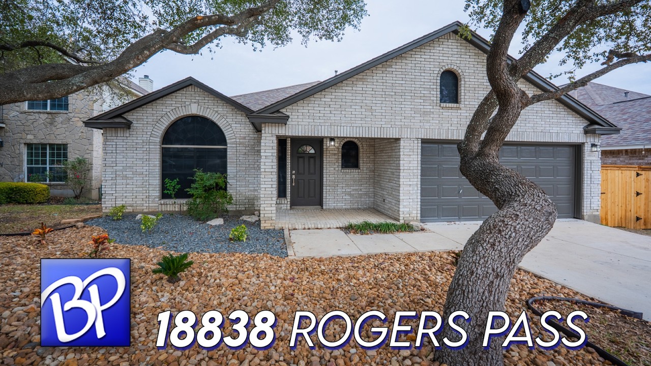 For Rent: 18838 Rogers Pass, San Antonio, Texas 78258