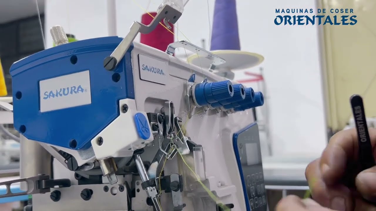 Como ensartar una Overlock