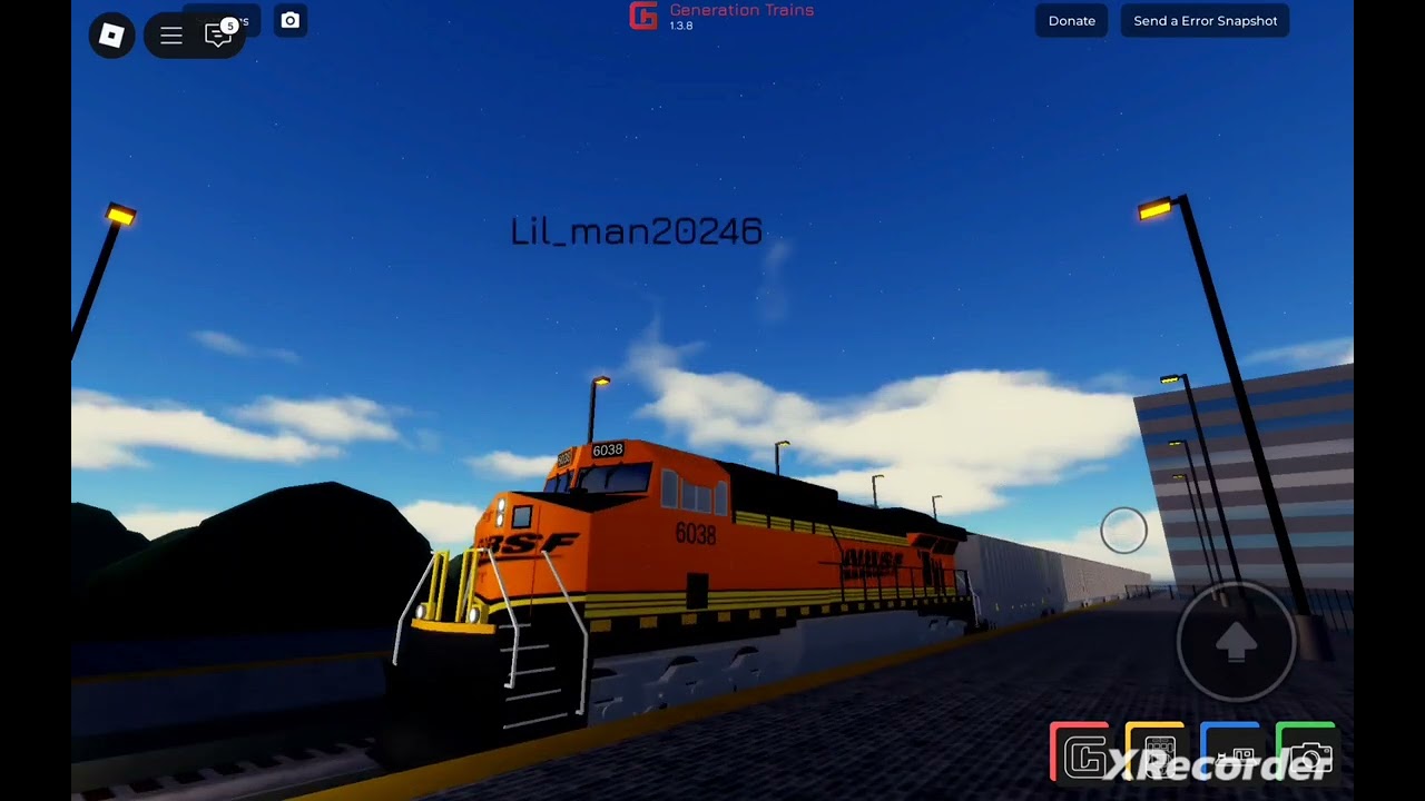 Railfanning in generation trains 