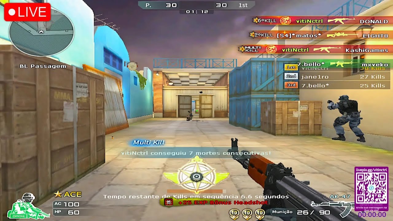JOGANDO RANKEDS E C1S #crossfire #aovivo