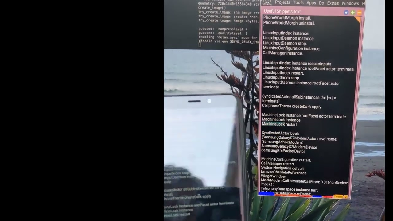Synit and SqueakPhone demo, 29 October 2022.