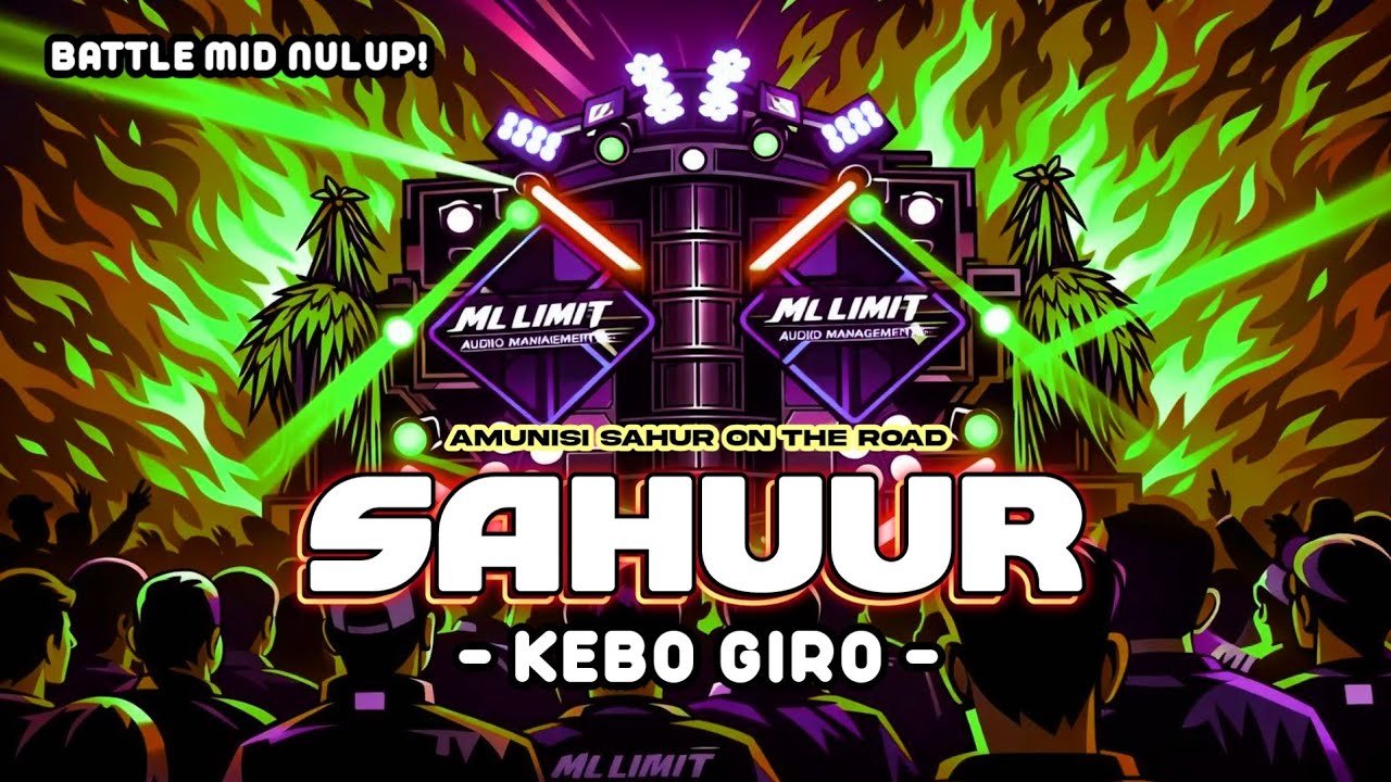 DJ SAHUR ON THE ROAD MID NULUP | DJ SAHUR STYLE BATTLE TERBARU 2026 - KRC MUSIC