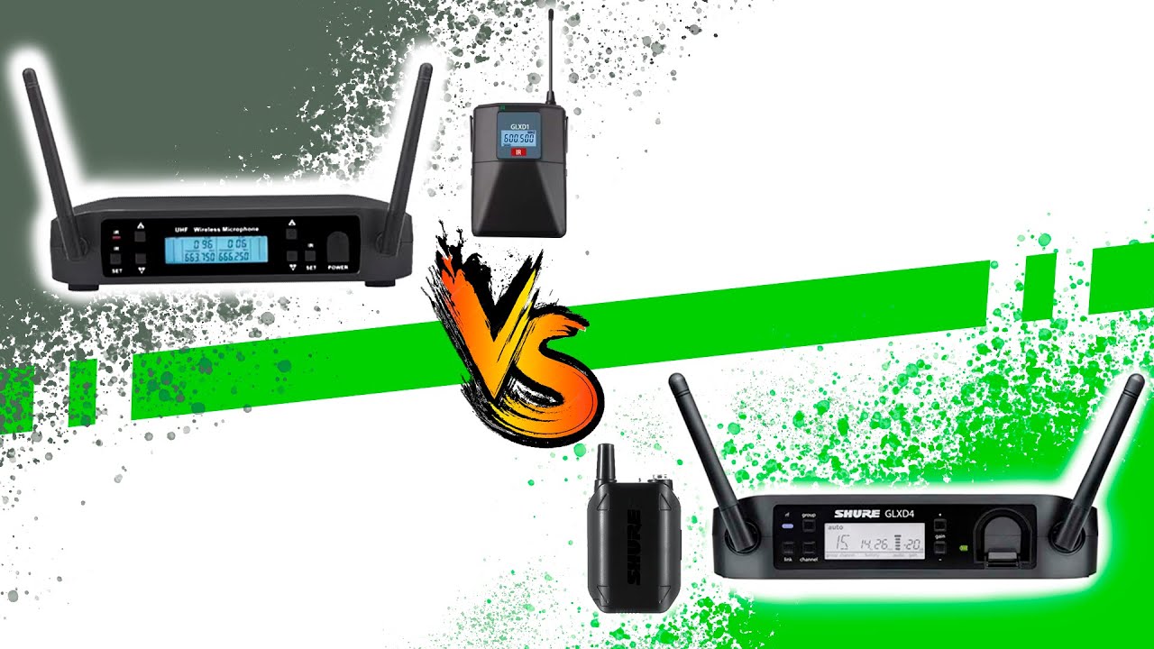Sistema inalámbrico GLXD4 Shure vs GLXD4 Shure Clon