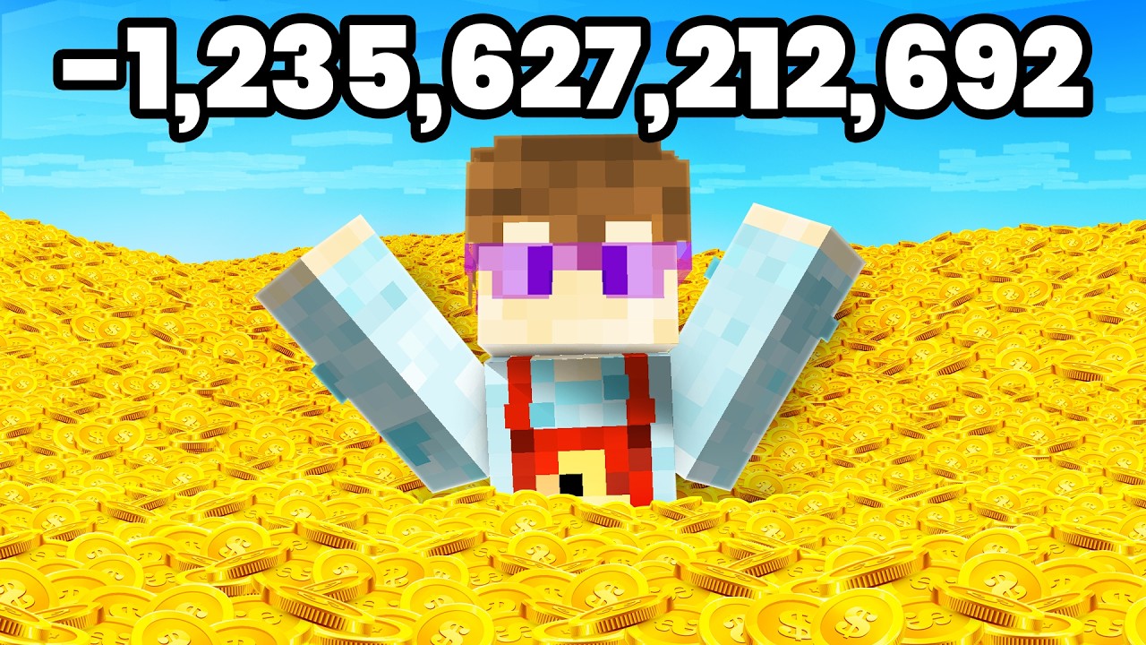 Wydałem $1,235,627,212,692 w 1 GODZINĘ w MINECRAFT!