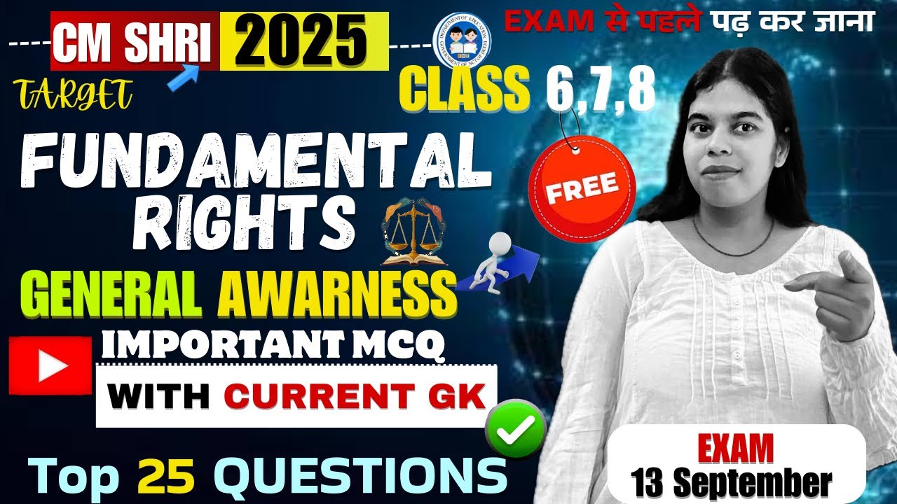 CM SHRI 2025 GENERAL AWARENESS 