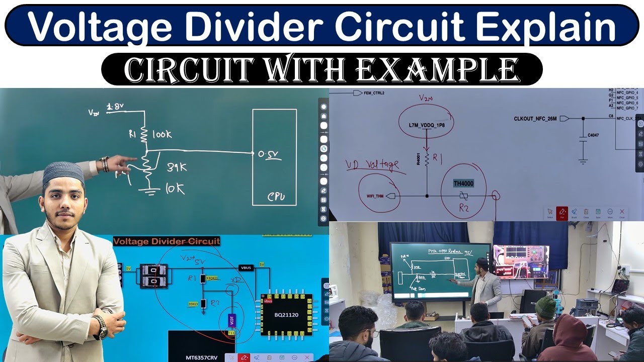 Voltage Devider circuit professional Explain By Ali Sir || Join Us online & offline +918851213933
