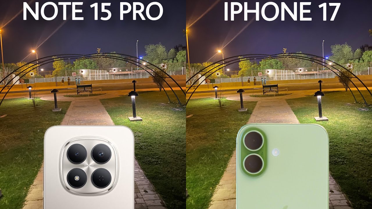 Redmi Note 15 Pro VS iPhone 17 Camera Test Comparison 