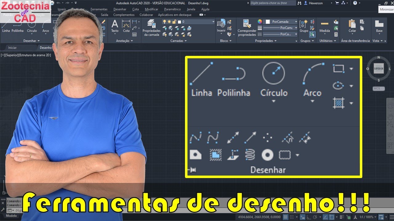 AutoCAD 2020 – Ferramentas de desenho