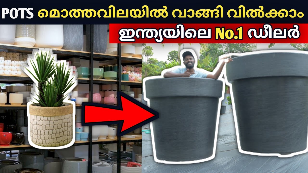 ഇതിൽ എന്തും നടാം | കുറഞ്ഞ വിലയിൽ premium quality pots | Chris bottle crafters