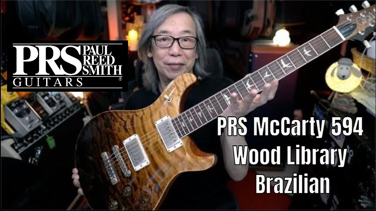 Какой потрясающий! Бразильская деревянная библиотека PRS McCarty 594