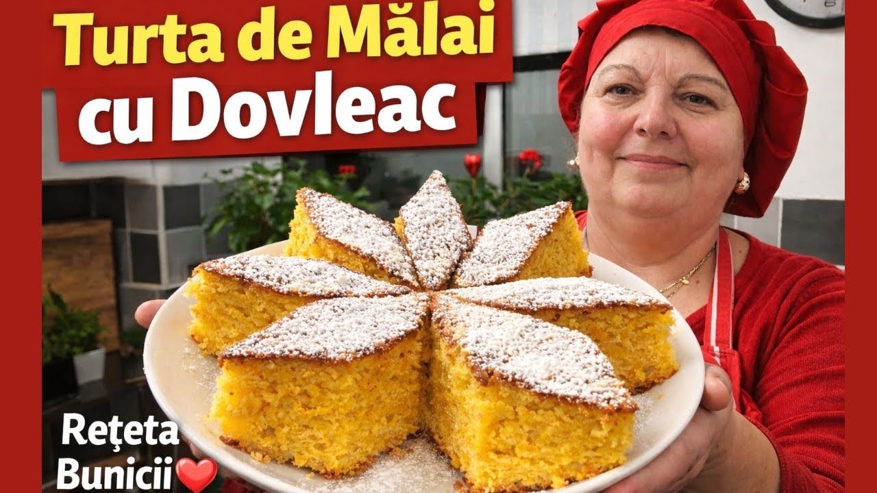 Rețetă Veche de Turta de Mălai cu Dovleac | Ca pe Vremuri, de la Bunica