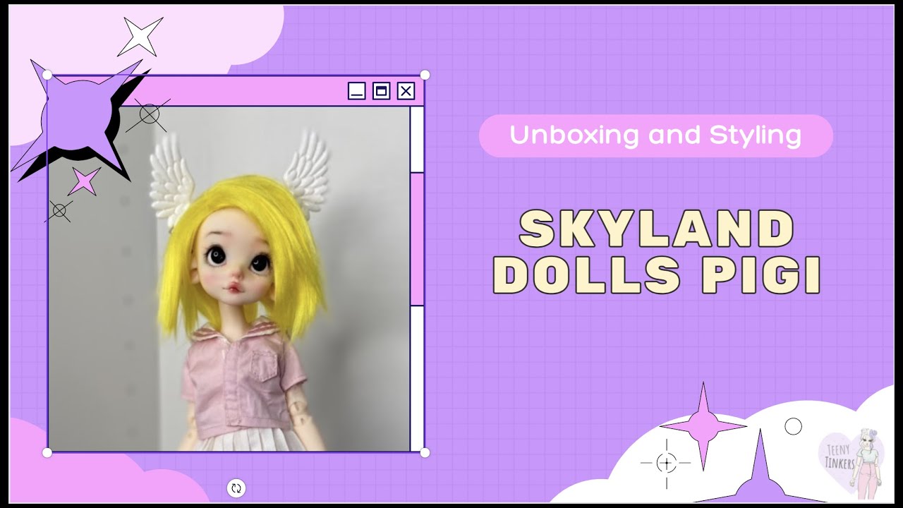 Unboxing Skyland Dolls Pigi : Ball jointed doll for adult doll collectors