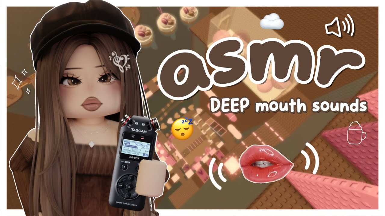 (roblox asmr ☕️) DEEP ear-to-ear mouth sounds you can feel IN YOUR BRAIN + no talking