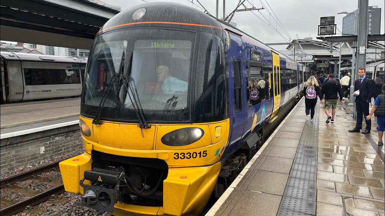 Northern 333 Trains - Leeds to Ilkley Rail Ride