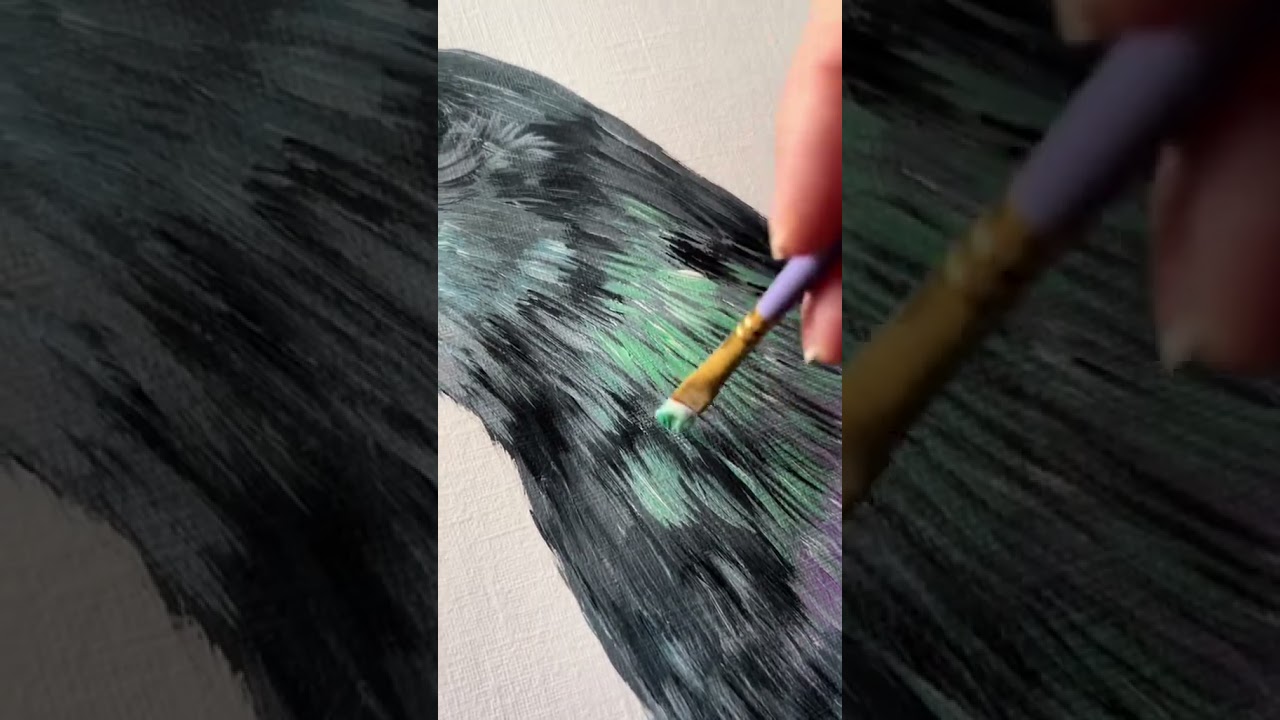 Pigeon Painting! Click if you love Pigeons, you won&rsquo;t be disappointed 🤪 #pigeon #artwip #art #paint