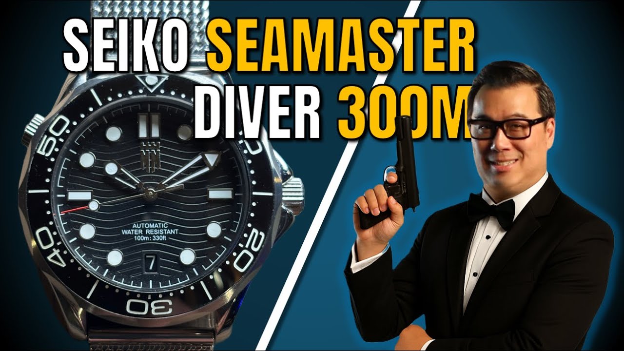 Seiko Mod - Seamaster Diver 300 M - NH35A Homage - Watch Build