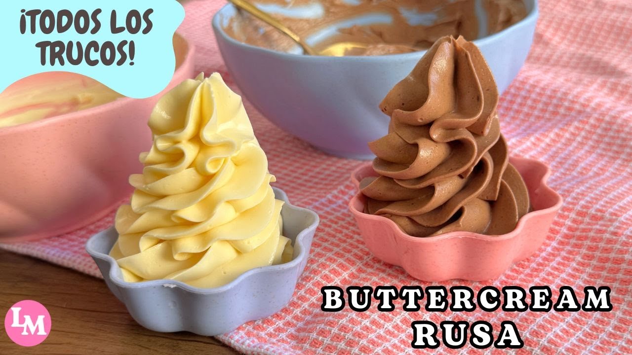 Buttercream Rusa SIN ERRORES 😍​ ¡Deliciosa y con todos los Trucos para que no se Corte!