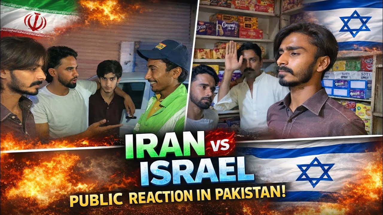 IRAN 🇮🇷 vs ISRAEL 🇮🇱Public Reaction!WATCH NOW😇