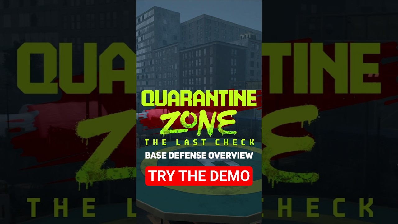Defend against ZOMBIE HORDES #zombie #quarantinezone #indiegames #devolverdigital #horror