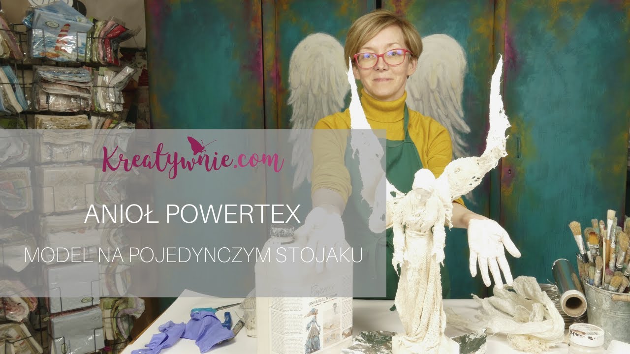 Anioł powertex - opiekun, DIY, tutorial
