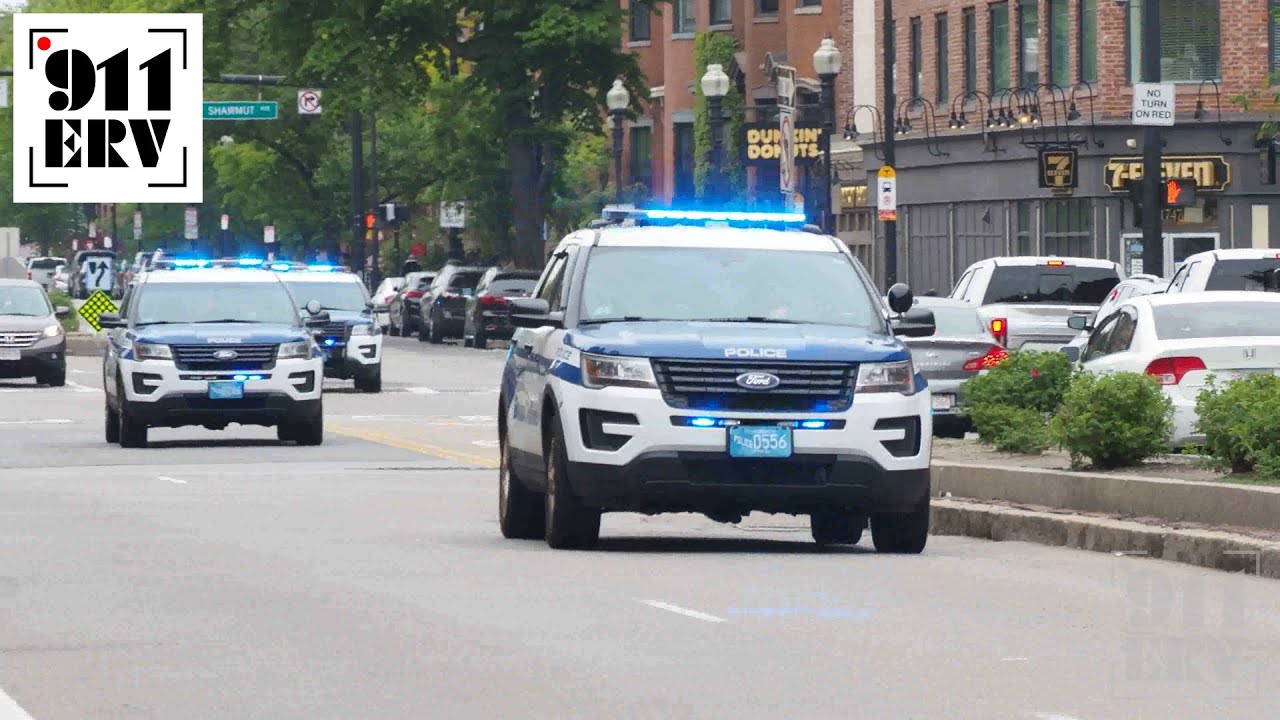 Boston Police Area D-4 Units Responding x5