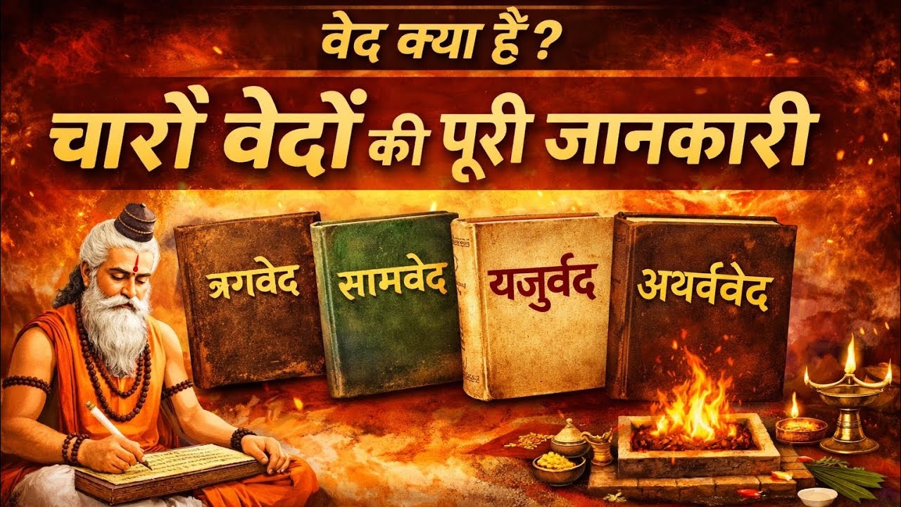 वेद क्या हैं? चारों वेदों की पूरी जानकारी | Rigveda, Samaveda, Yajurveda, arthvveda skillsprout per