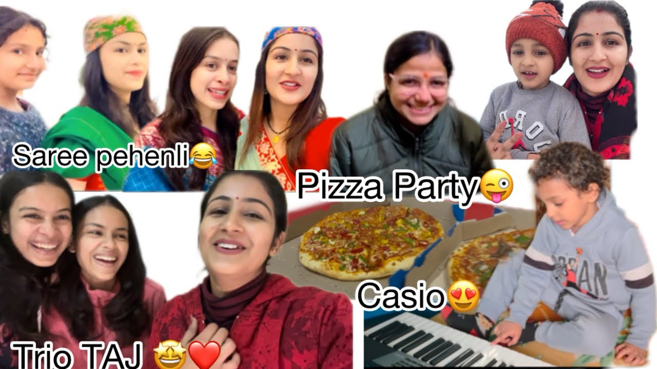 1st Jan. 2026❤️Aaj Jyoshika ke sath bhi bna li reel🤩Pizza Party🥳 
