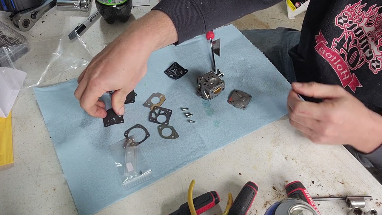 Tillotson HS carburetor rebuild remington sl9