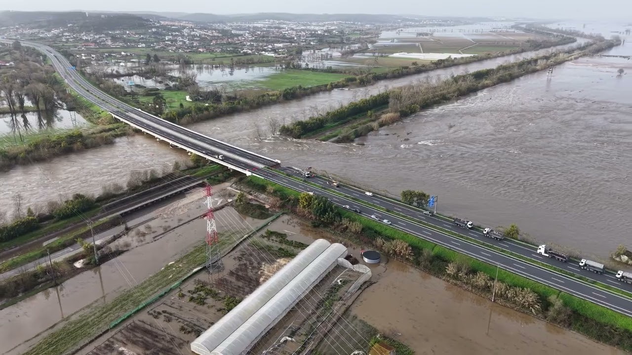 Derrocada A1 - imagens aéreas