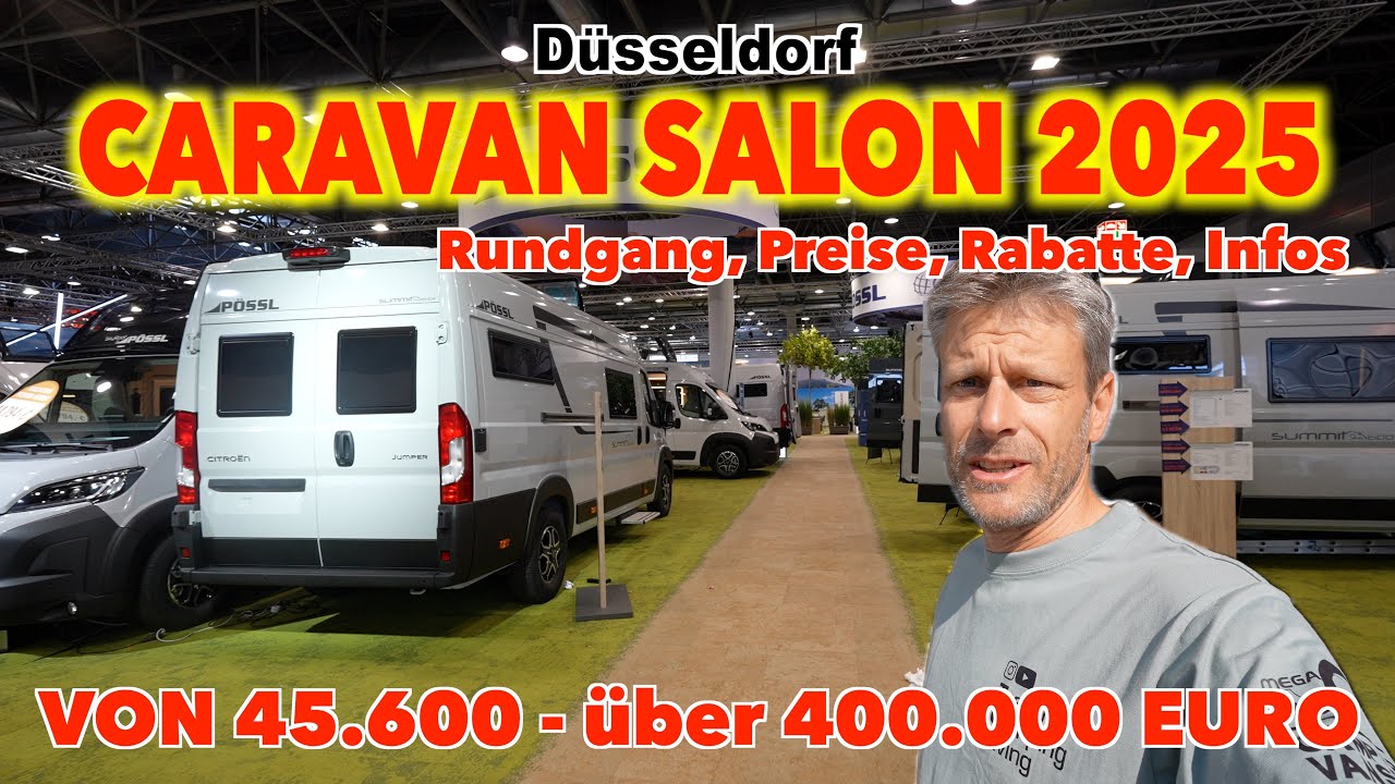 Preise, Rabatte, Infos - Caravan Salon Düsseldorf 2025. Messerundgang 1 | Van, Thetford Toilette...