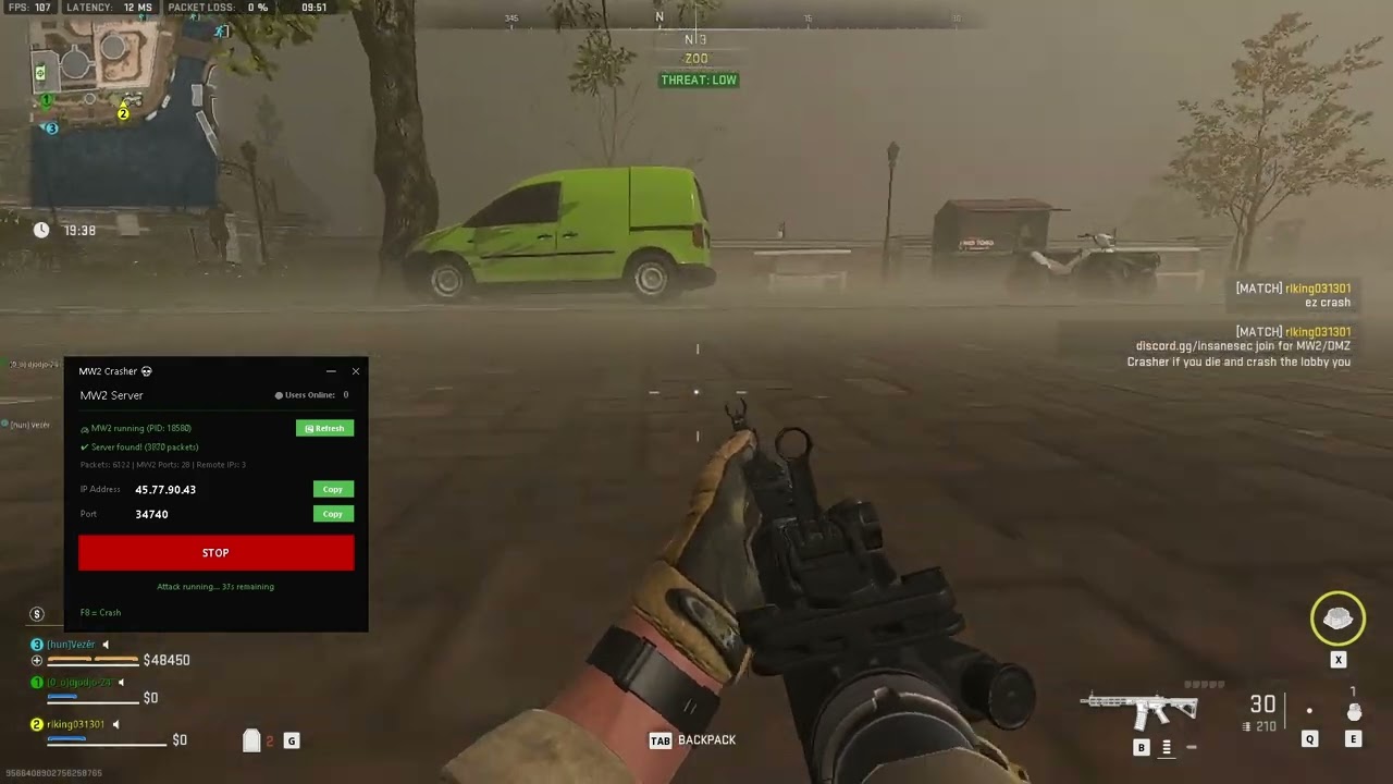 MW2Switch | DDOS/Crasher | Insanesec | Crash lobby Keeps Your Loot | Cheats