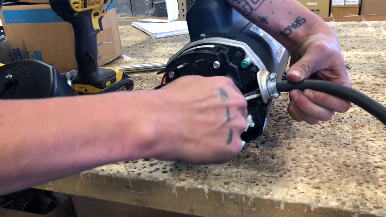 How to Wire a Munro LP075B, LP100B & LP150B - 3/4hp, 1hp & 1.5hp Centrifugal Pump with Leeson Motor
