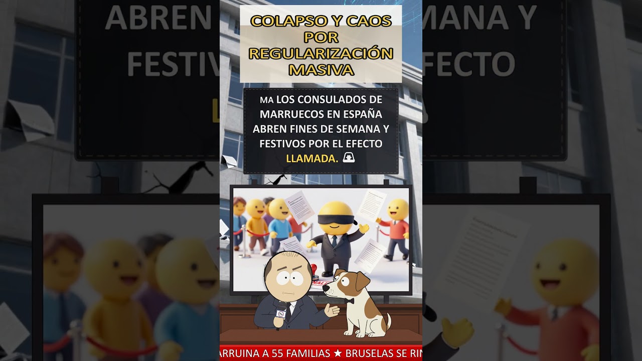 Colapso y caos por regularizaci&oacute;n masiva #Sucesos #Espa&ntilde;a