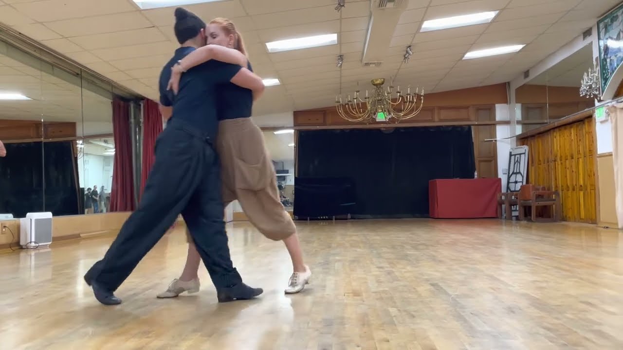 Tango 101M - La Baldosa & Rock Turns in Multiple Embraces