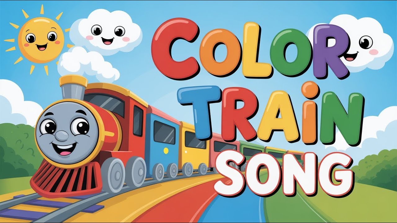🎨 Color Train Song for Kids | Learn Colors with the Fun Train 🚂 #mokamooland  #viralvideo