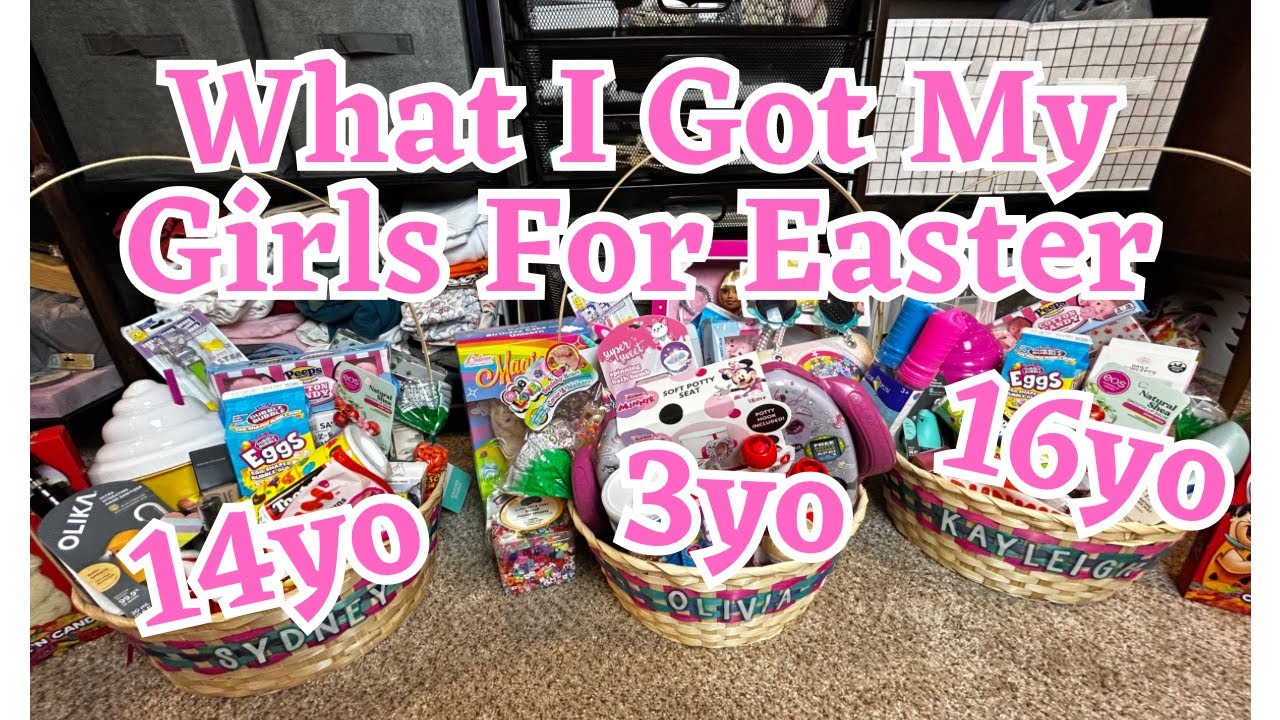 What I Got My Kids For Easter 🐣 Easter basket ideas | Easter for 3-16yo stuffed with amazing items!
