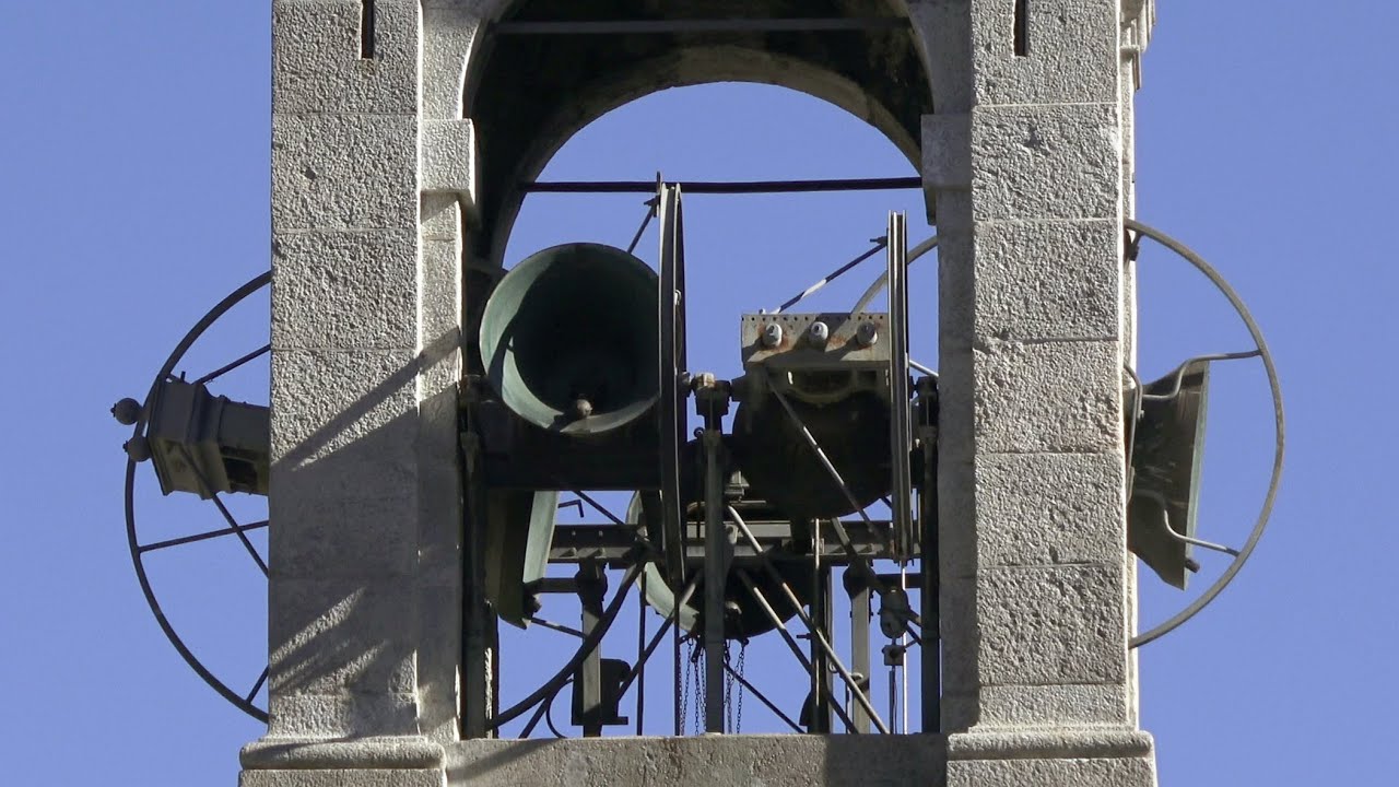 Звон великолепных итальянских колоколов в Крузиналло [4K]