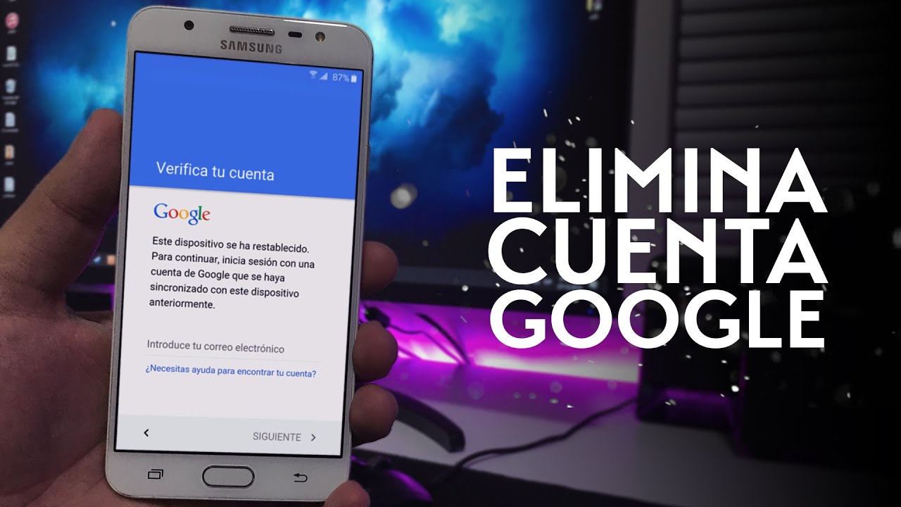 eliminar cuenta de google en cualquier samsung 2024