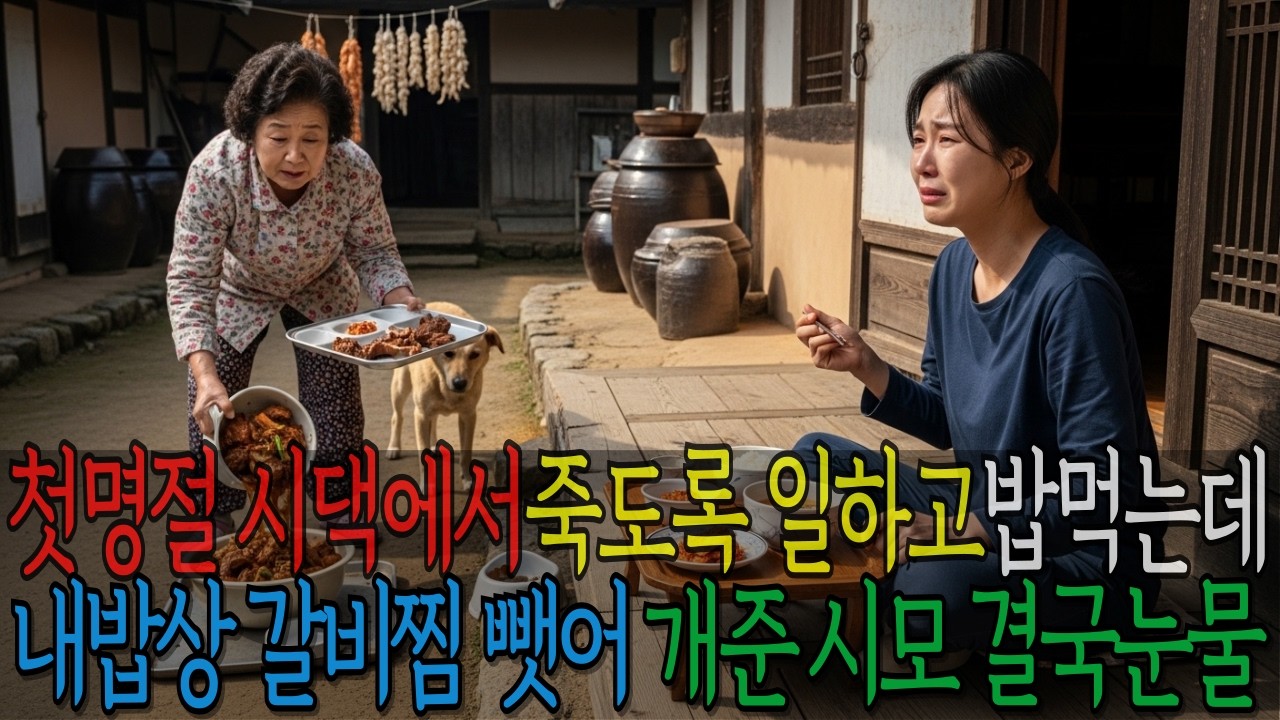 👉첫 명절 낯선 시댁서 갈비찜 뺏긴 새댁, 시댁과 남편 버르장머리를 고쳤다.  #사연 #사이다 #시월드 #복수극 #불륜 #결혼식파혼 #인과응보 #결혼생활 #사연라디오
