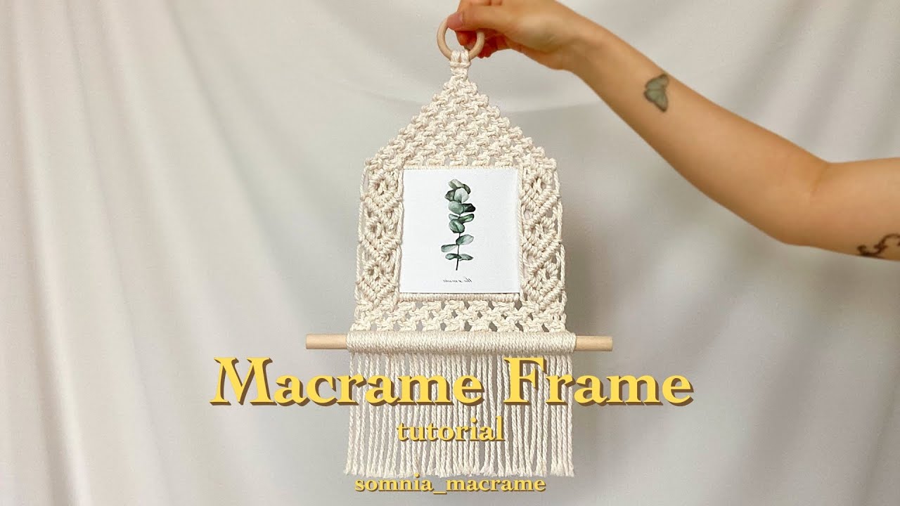마크라메 액자 / Macrame Frame [DIY Tutorial]