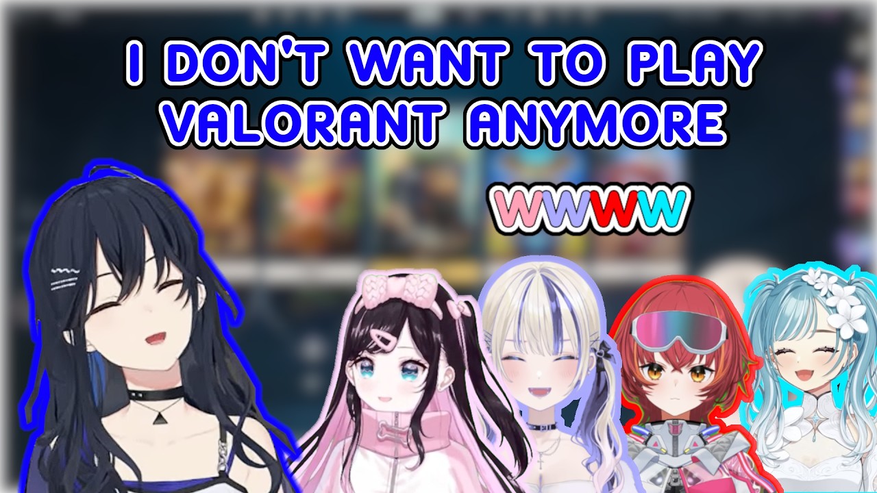 Ichinose Uruha crashes out at Valorant matchmaking [VSPO! | Eng Sub]
