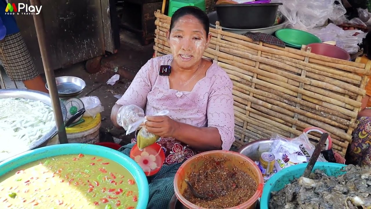 တာမွေအာသောကစျေးထဲက ငပိရည်ဘယ်လိုရောင်း